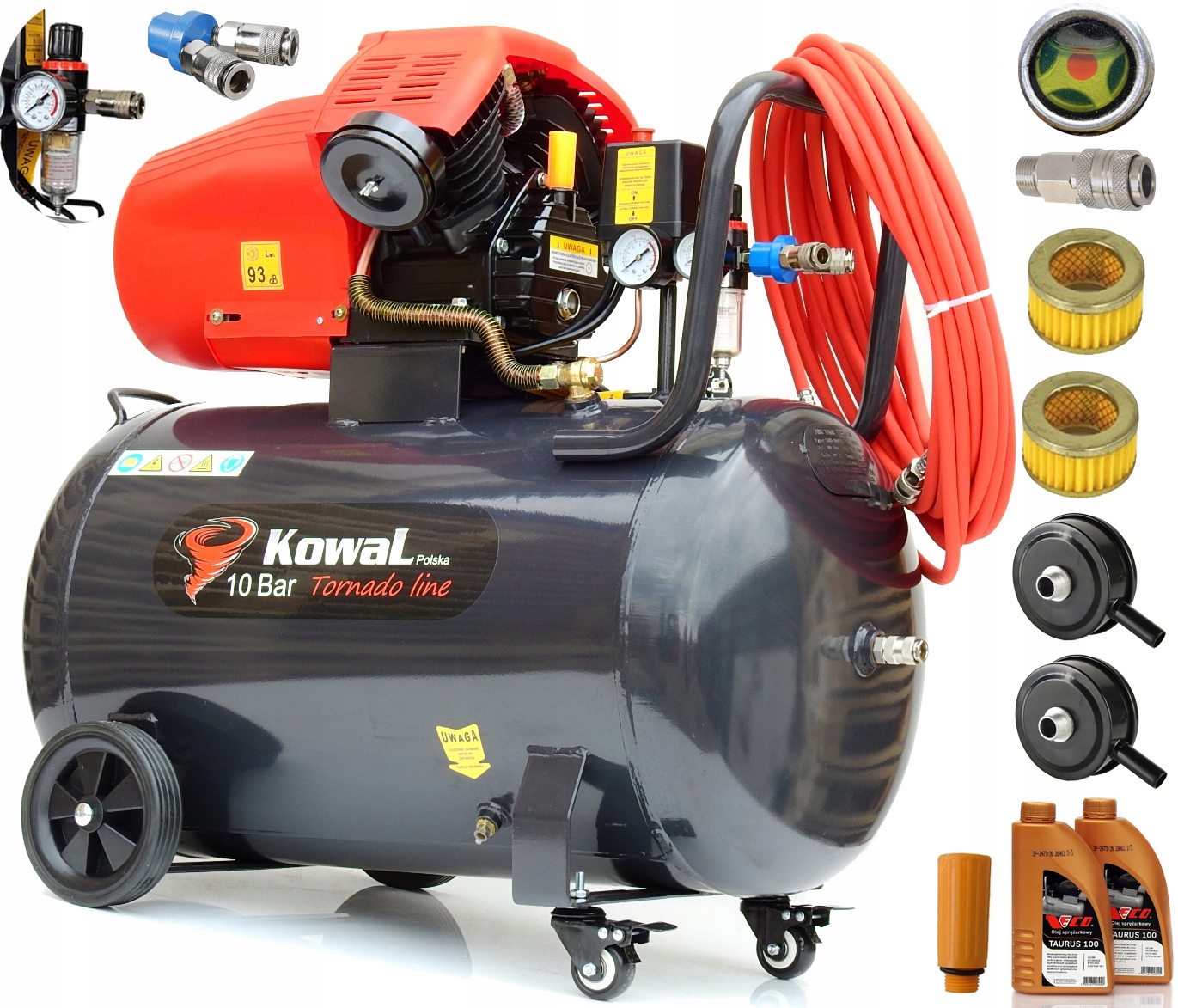 Olejový kompresor KowaL Polska k7 100 l 10 bar